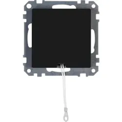 Kopp 295850003 HK07 - Zugschalter mit Abdeckung. Farbe: schwarz matt
