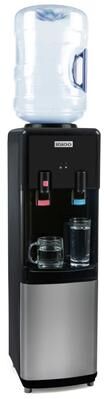 Igloo IGLWCTL352CHBKS Hot & Cold Top Loading Water Dispenser, Black