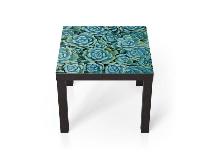 DEQORI Couchtisch 'Sukkulente Symmetrie', Glas Beistelltisch Glastisch modern