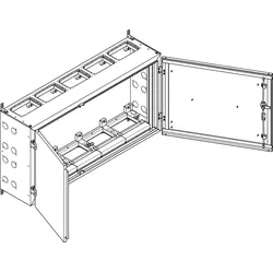 ABN NT54P Wandgehäuse schutzisoliert IP55 BxHxT: 1340x690x340mm
