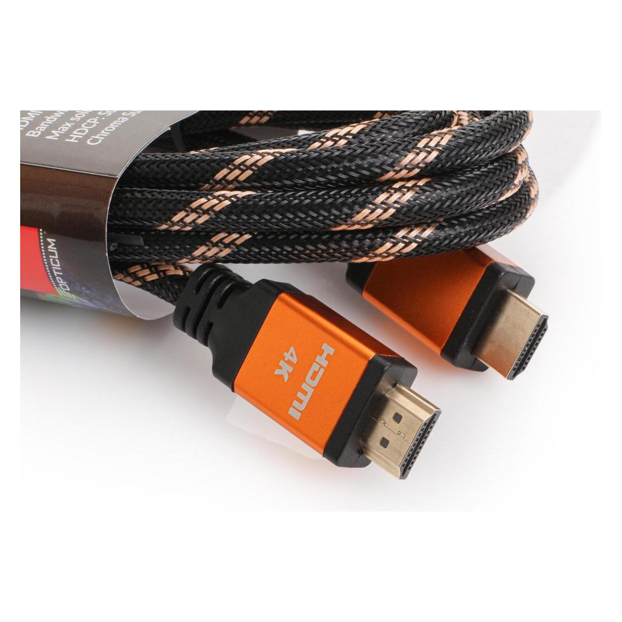 Opticum HDMI - HDMI-Kabel 0,5 m orange (27947) (0.50 m) (27947)