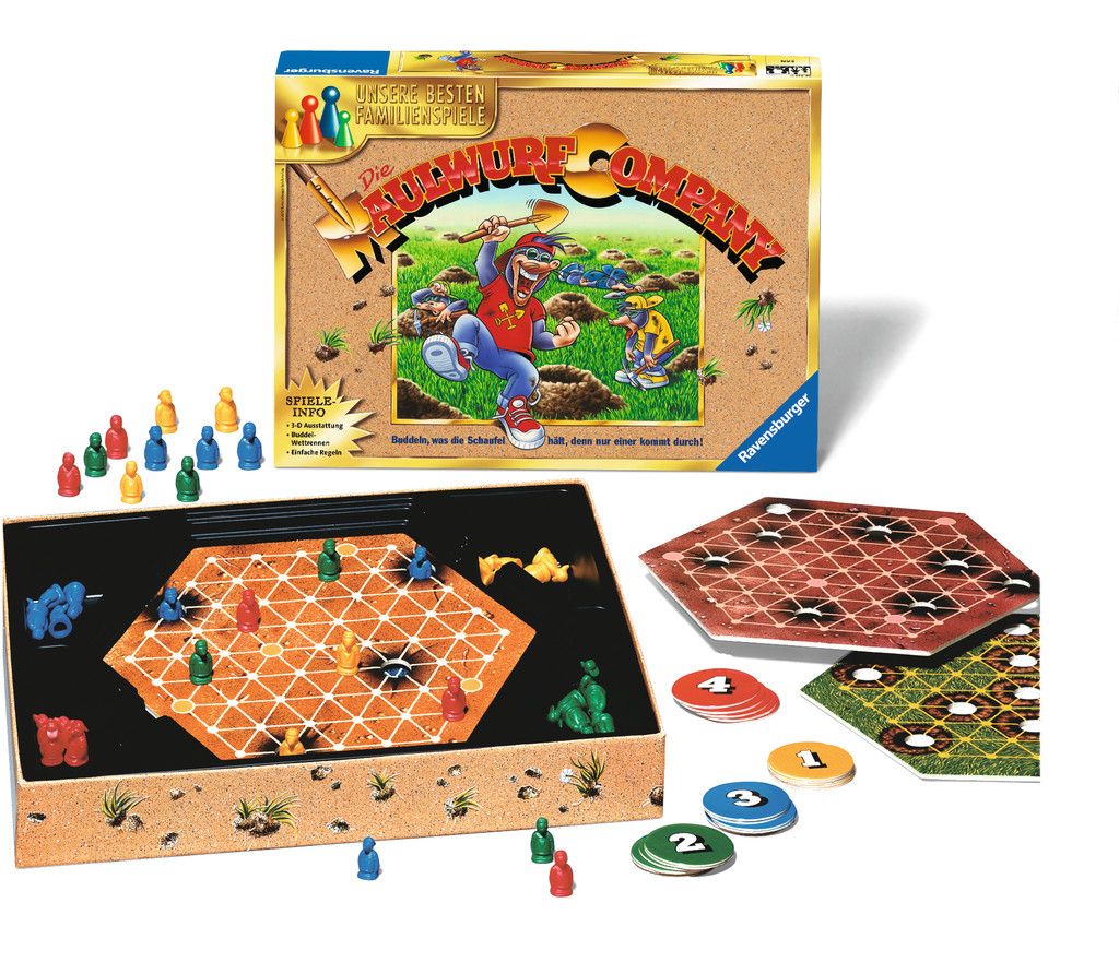RAVENSBURGER Die Maulwurf Company bis zu 4 Spielern ab 8 Jahr(e) 264230