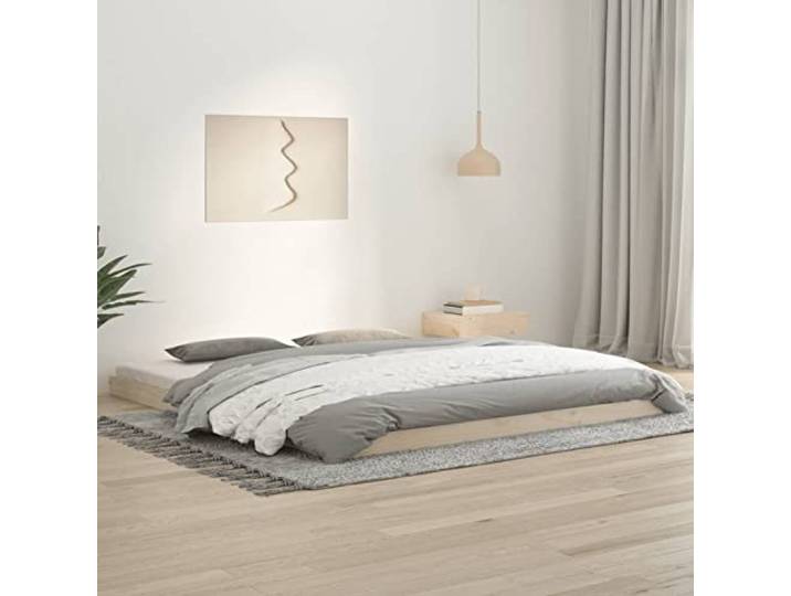 Iiaky Massivholzbett Bettgestell Bed Frame Bett Mit Bettkasten Hausbett Bett Massivholz 180x200 cm Kiefer