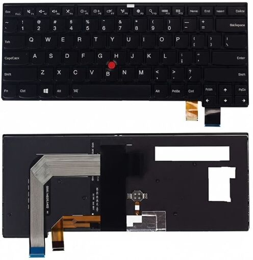 IBM Teclado compatible pour Lenovo ThinkPad T460s / T470s anglais international ANSI avec TrackPoint