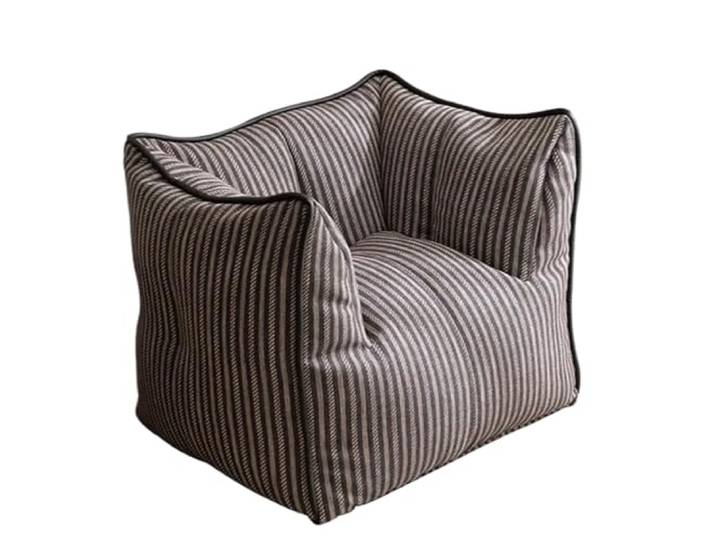Xumh2024-3 Sitzsack Tatami Lazy Sofa Stuhl for Wohnzimmer, Einzelliege, Sitzsack, Bodencouch(Grigio)