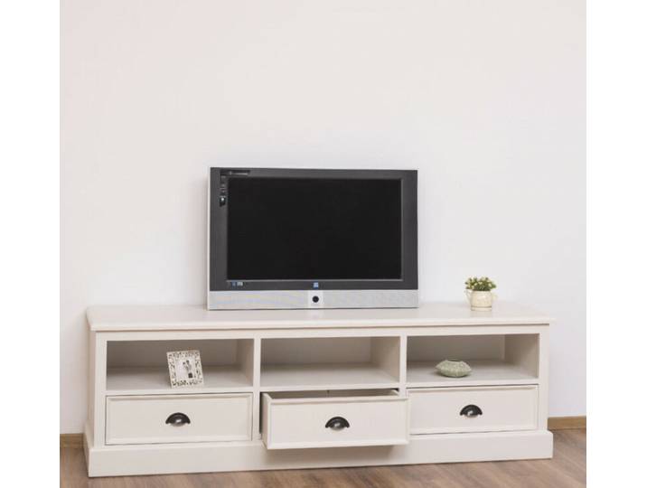 Landhaus TV Sideboard Cremeweiß
