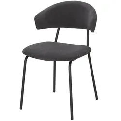 Stuhl  Diego , grau , Maße (cm): B: 53 H: 82 T: 52.0