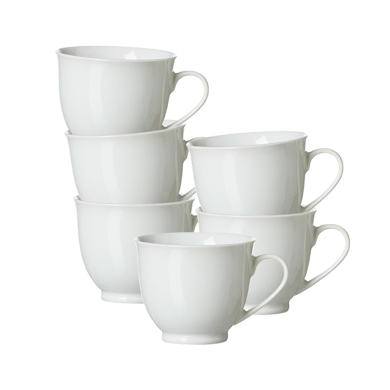 Ritzenhoff & Breker Kaffeetassen Bianco Rondo 180 ml 6er Set