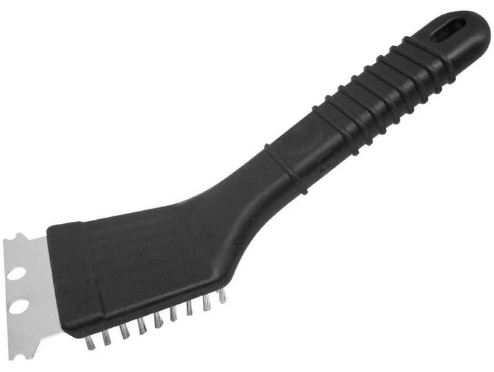 Schraper voor plancha en barbecueborstel 2-in-1 22 cm Fackelmann BBQ Editie