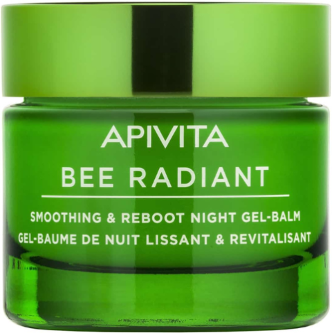 Apivita Bee Radiant Restorative Night Balm Gel Peony Propolis 50 ml