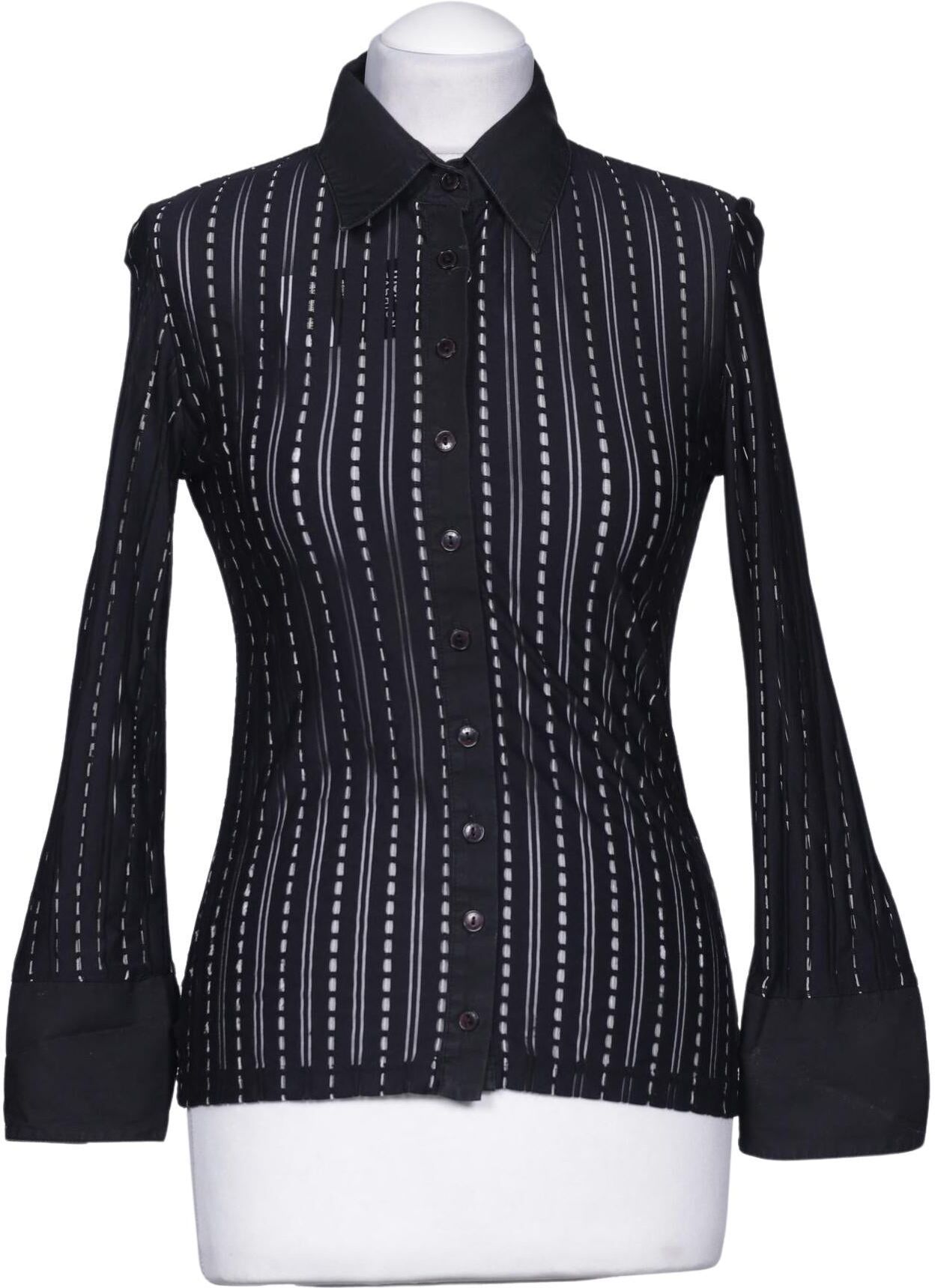 Anne Fontaine Damen Bluse, Schwarz, Gr. S, Synthetik / Elasthan / Viskose - Second Hand