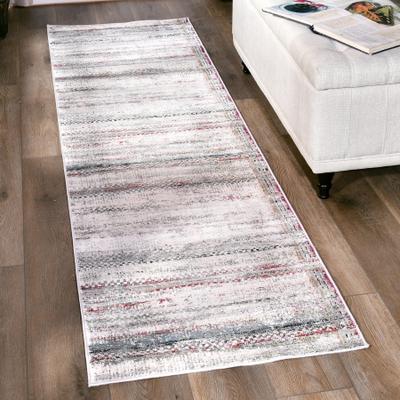 MDA Rugs Christian Abstract Striped Area Rug