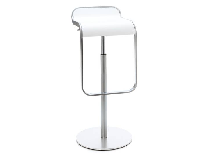 Tresenhocker Lem Lapalma silber, Designer Shin, Tomoko Azumi, 37x63-75x42 cm