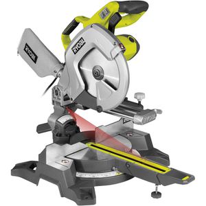 Ryobi Kapp-Gehrungssäge EMS254L, Paneelsäge, 2000 W, Schnittleistung bis 300mm, mit Laser