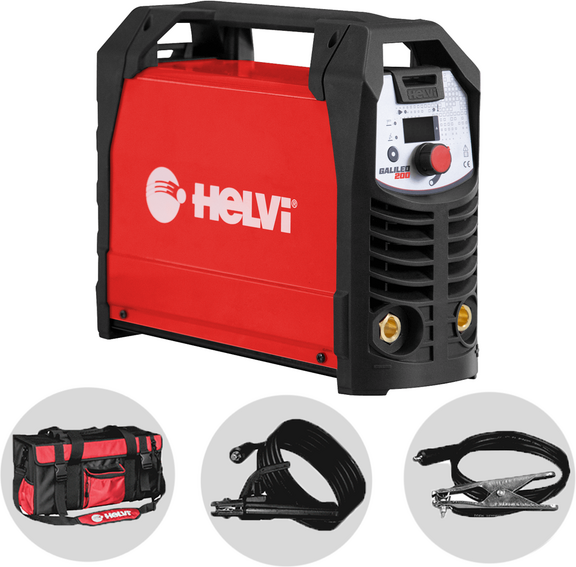 Helvi Galileo 200 - Poste à souder inverter (MMA/TIG LIFT) + sacoche, courant continu (DC)