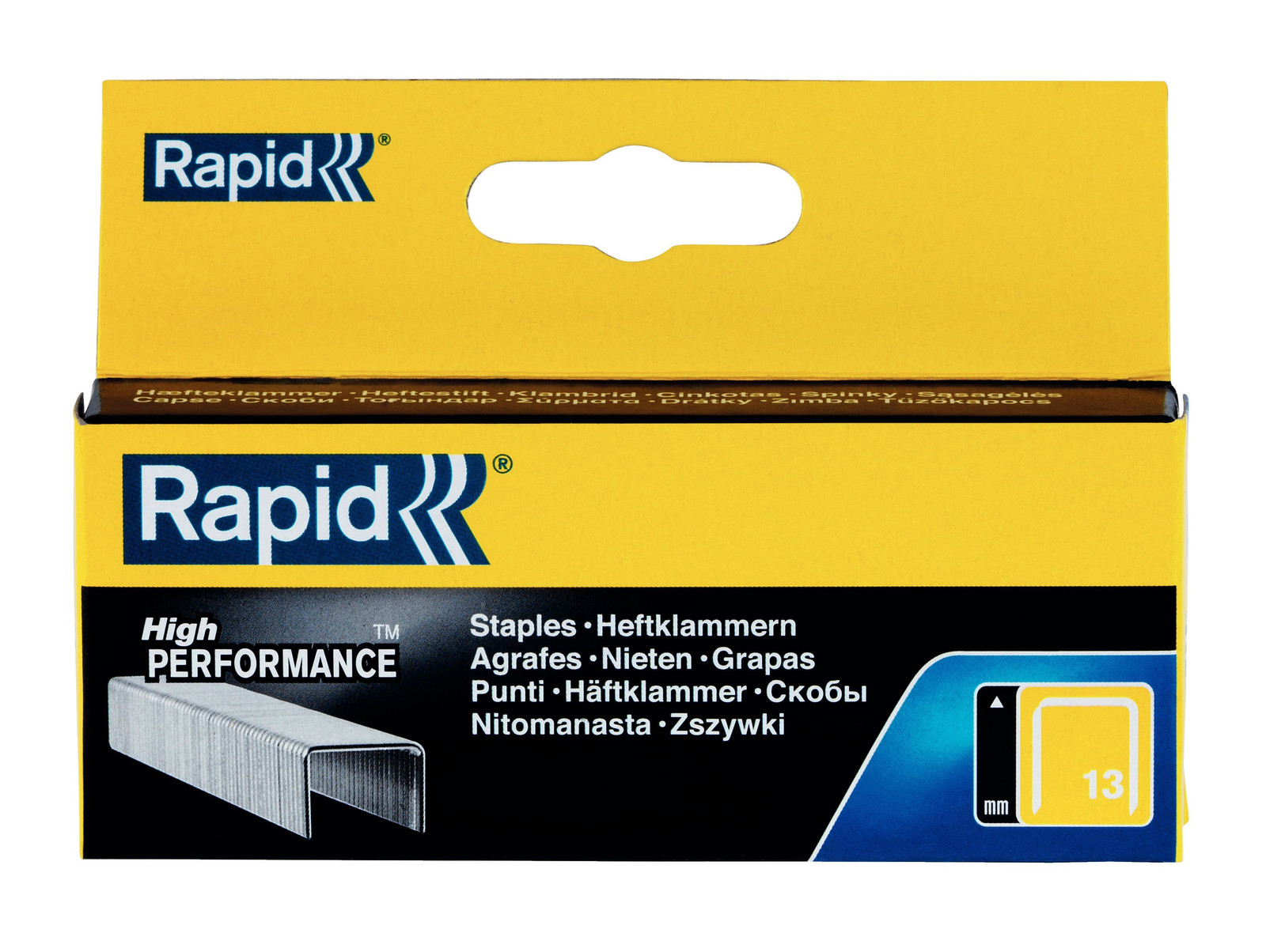 Rapid nietjes 13/6 verzinkt kleine verpakking