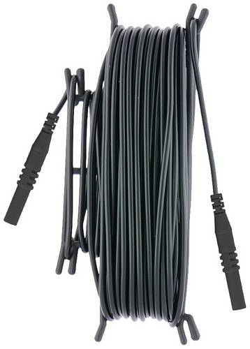 Metrel A 1620 Sicherheits-Messleitung Bananenstecker 4mm Bananenstecker 4mm 5m Schwarz 1St.