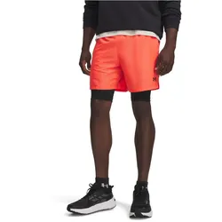 UNDER ARMOUR Vanish Woven 2.0 2in1 Shorts Herren 713 - racer red/black L