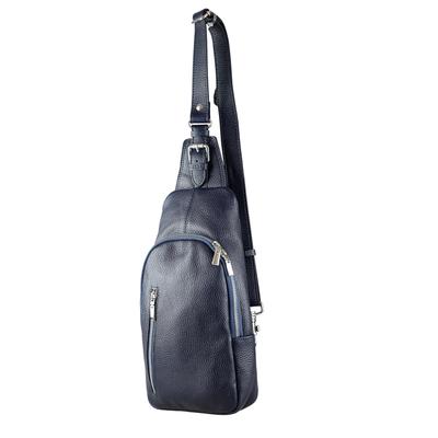 Umhängetasche "Betty", Damen, Gr. B/H/T: 34cm x 16cm x 5cm onesize, blau, Polyurethan (PU), COLLEZIONE ALESSANDRO, Taschen Umhängetasche, echtes Leder, viele Fächer