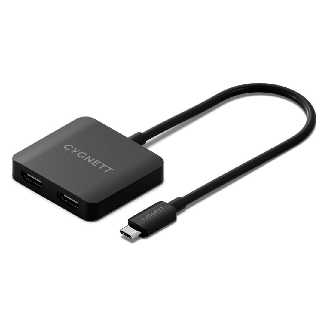 Cygnett USB-C-Hub, Unite 2-in-1, Doppel-HDMI (USB-C, 2 Ports) (CY5391CYHUB)