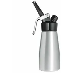 ISI Desert Whip Flasche edelstahl Gebürstet-Kopf SCHWARZ 0,5 Liter