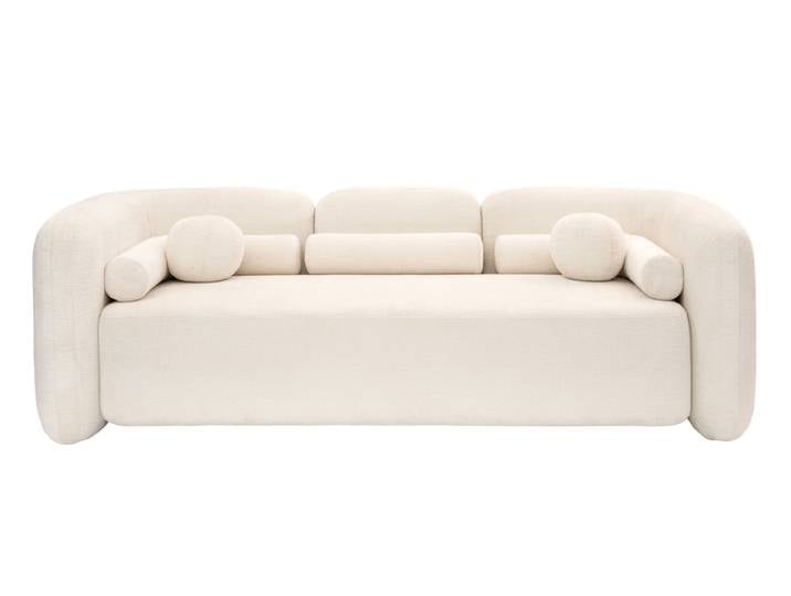Munich 3-Sitzer Sofa – Elfenbein-Borg - Chenille