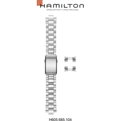 Hamilton - Khaki King Quartz / Band-set Edelstahl H695.685.104 - silber