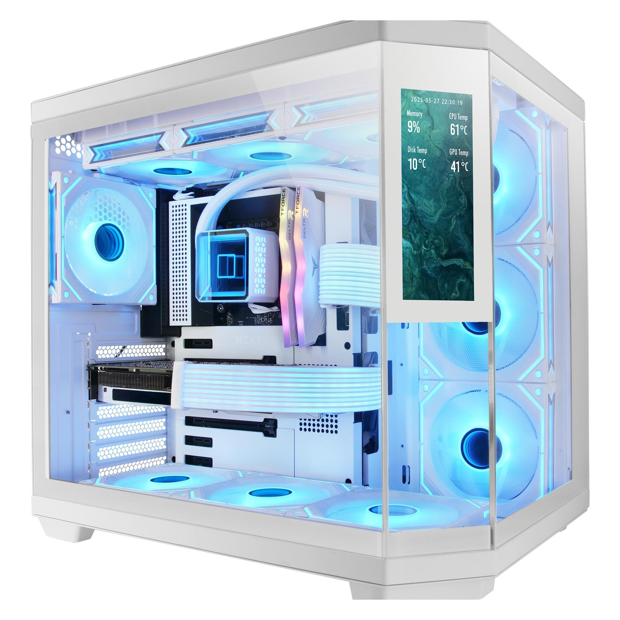 Mars Gaming Mc3tcorelcdw (ATX, mATX, Mini-ITX) (MC3TCORELCDW)