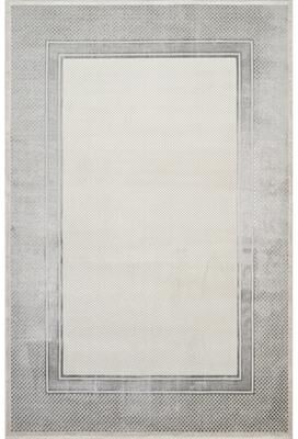 MDA Rugs Omari Collection Grey/Cream Geometric Traditional Area Rug