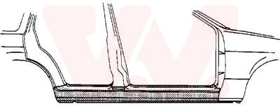 Van Wezel Einstiegblech 3715104 Rechts
