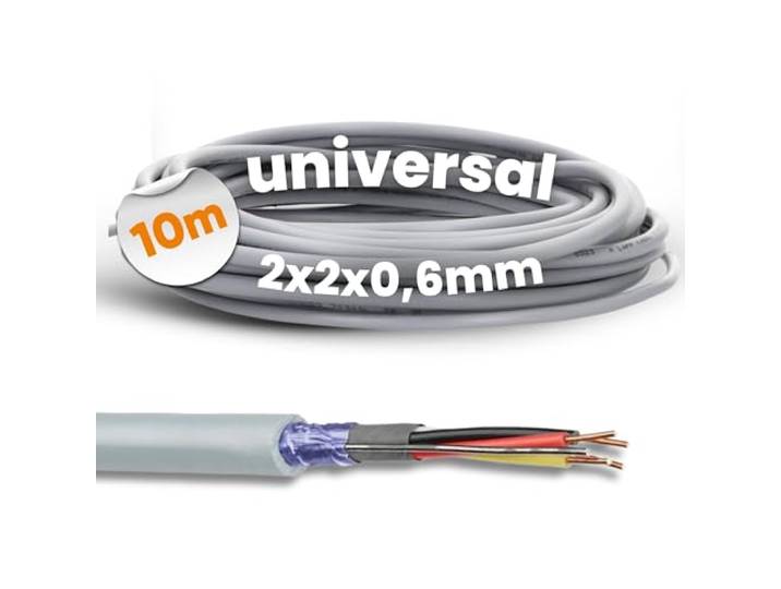 Lapp 10 Meter Telefoonkabel - J-Y(ST) Y 2x2x0,6 - Deurbelkabel 4-aderig