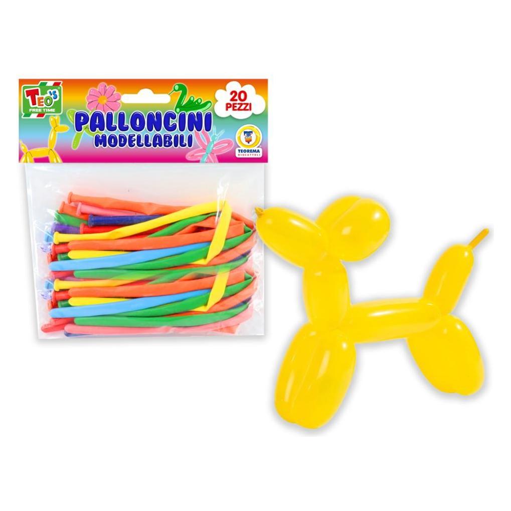 Teorema TEO'S - PALLONCINI MODELLABILI COL. LUNG.28CM 20PZ (20x) (57531191)