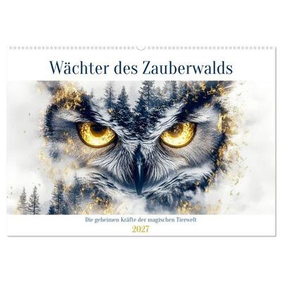 Wächter des Zauberwaldes (Wandkalender 2027 DIN A2 quer), CALVENDO Monatskalender