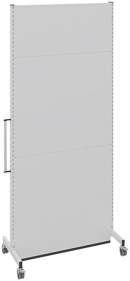 kaiserkraft Mobile Akustikwand, für Industrie und Büro, LxBxH 1000 x 740 x 2521 mm