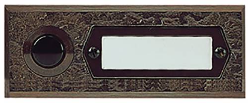 Grothe 55511 Klingeltaster mit Namensschild Bronze
