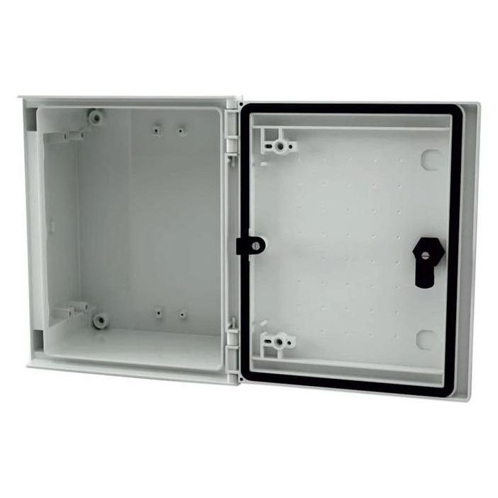 RS PRO GF Polyester Wandgehäuse Hellgrau IP66, HxBxT 300 mm x 250 mm x 140mm (1927114)
