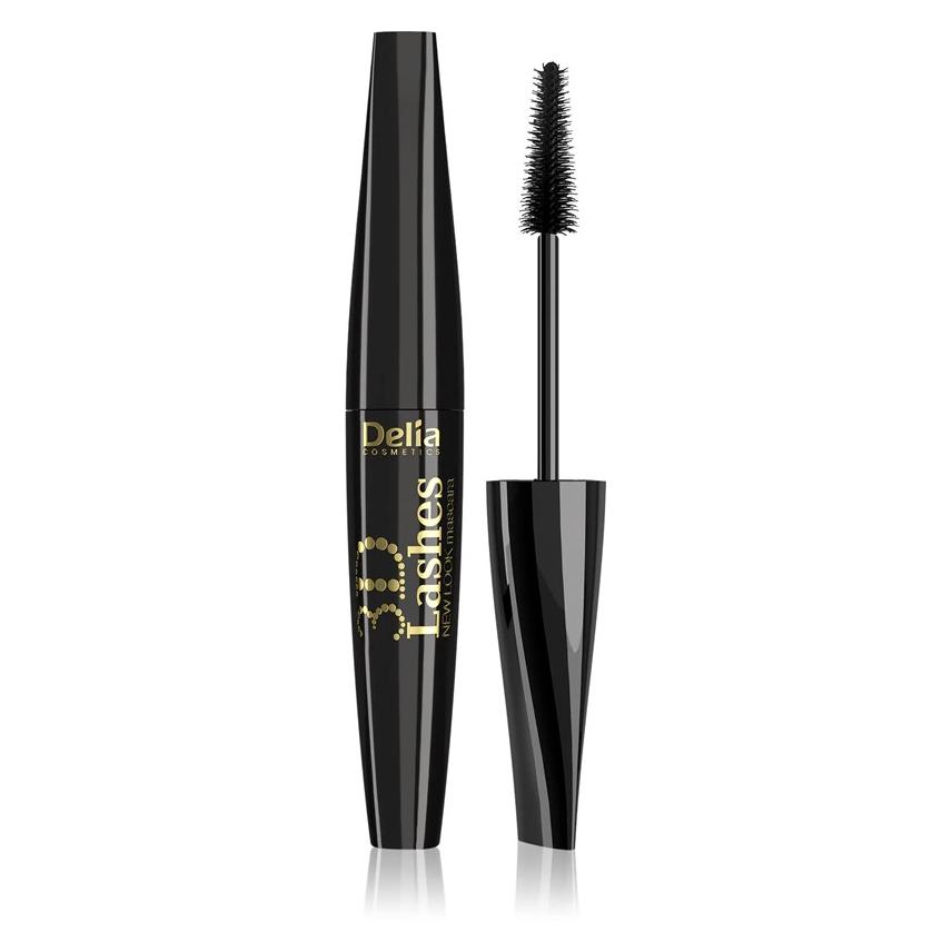 Delia Cosmetics Delia - New Look Mascara 3D Lashes mascara with three-dimensional look effectack 12ml (Black) (30113504)