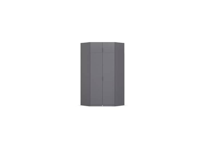 Rauch Möbel LAGOA, Eckschrank, Farbe Grau metallic, Breite 166 cm