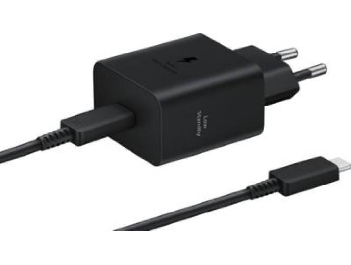 Samsung - Chargeur Usb-C 45w Gan +Cable 1.80m Noir