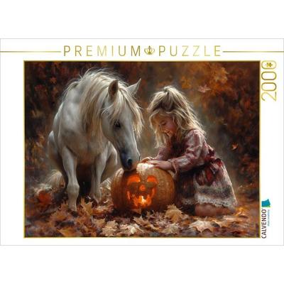 CALVENDO Puzzle Herbstliche Abenteuer im Wald | 2000 Teile Lege-Größe 90x67cm Foto-Puzzle für glückliche Stunden