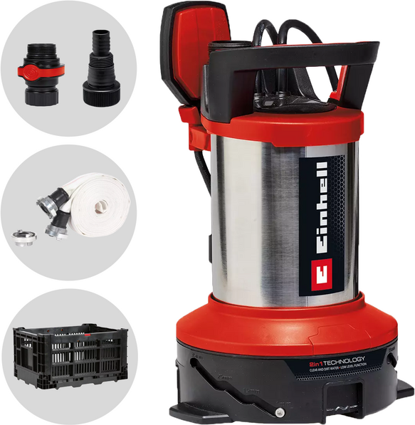Einhell GE-DP 7535  Elektropumpe für Schmutzwasser  750 W