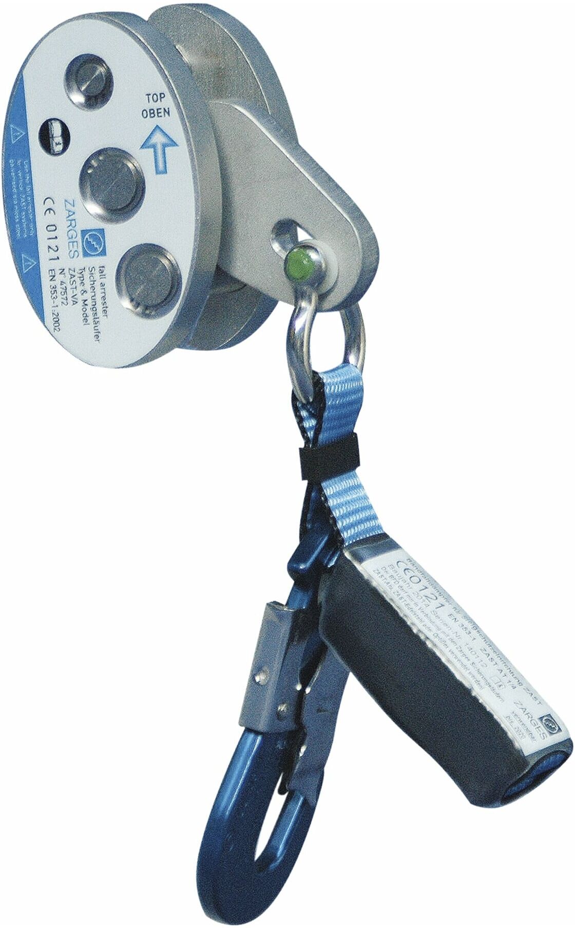 ZARGES Sicherungsläufer V4A u Aluminium (47562)