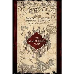 Pyramid, Bilder, HARRY POTTER - Poster 61x91 - The Marauders Map (61 x 91.50 cm)