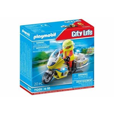 PLAYMOBIL® City Life 71205 Notarzt-Motorrad mit Blinklicht