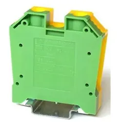 RS PRO Schutzleiterklemme, DIN-Hutschiene, 1-polig, Elektronikzubehör + Gehäuse, Grün