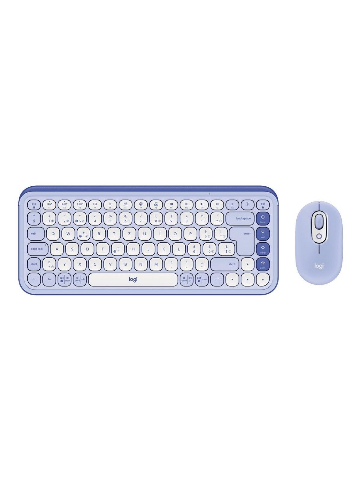Logitech POP Icon Combo - Tastatur & Maus Set - Schweiz - Weiss