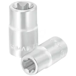 MAT 2090 0060 - Steckschlüssel-Einsatz, Außen-Torx, 1/4", E6
