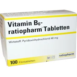 Vitamin-B6-Ratiopharm 40mg Filmtabletten 100 ST