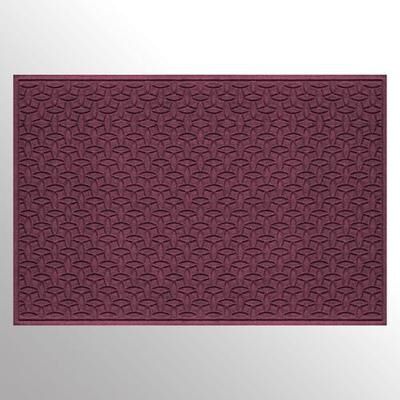 Bungalow Dba Matterly Ellipse Extra Large Mat 70 x 45, 70 x 45, Burgundy