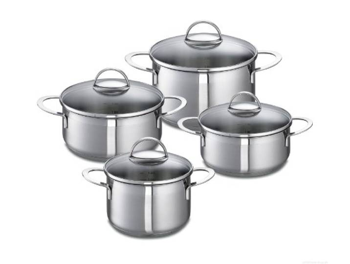 Schulte-Ufer Set 1065 Topf-Set Wave 4tlg.